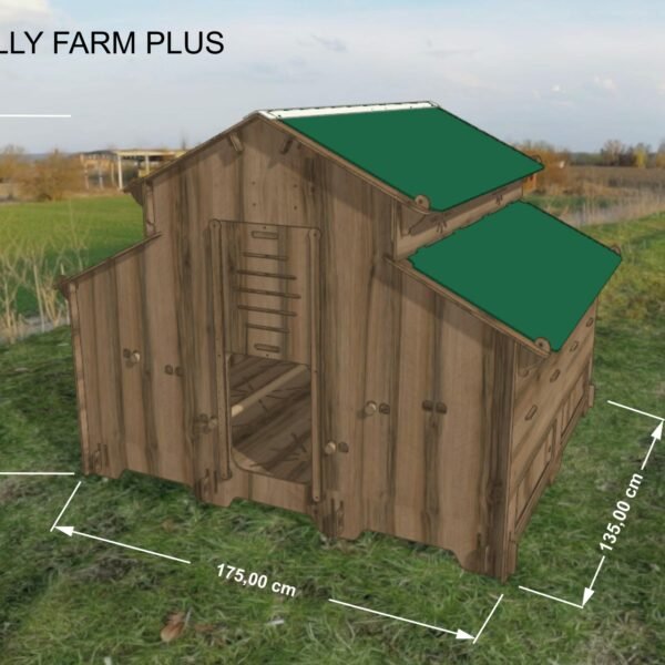 Easicoop Farm Plus 6XL modular expandable Chicken house 72 Large Birds