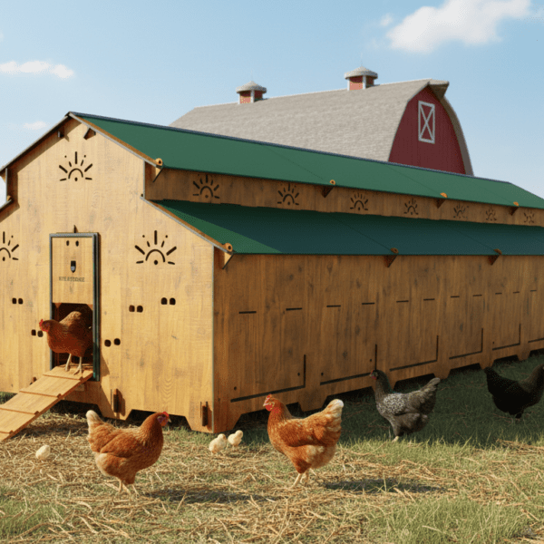 Easicoop Farm Plus 6XL modular expandable Chicken house 96 Large Birds