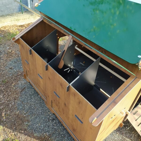 Easicoop Farm Plus 6XL modular expandable Chicken house 48 Large Birds