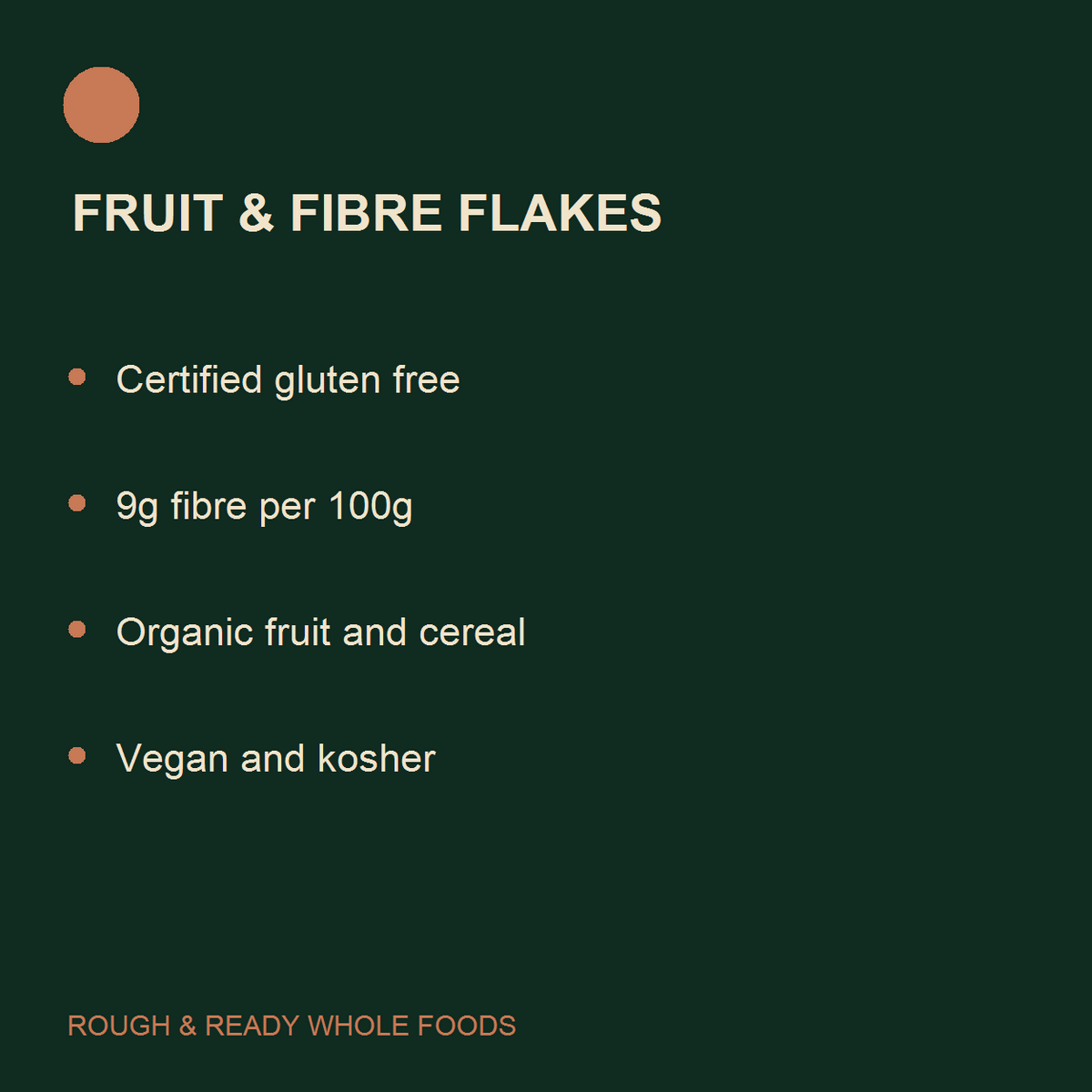 Freee Gluten Free Organic Fruit & Fibre Flakes