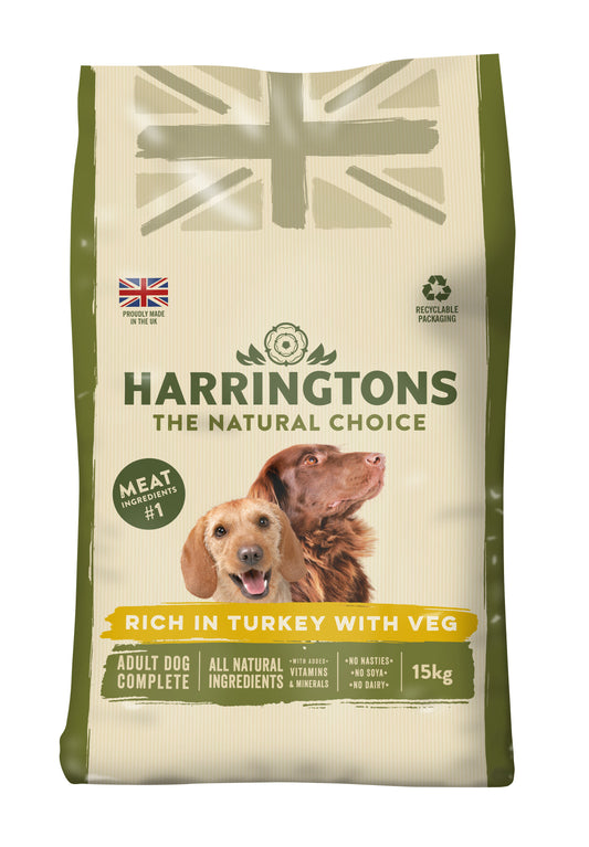 Harringtons Adult rich in Turkey & Veg 15kg