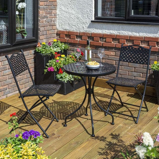 Rowlinson Havana Bistro Set Black