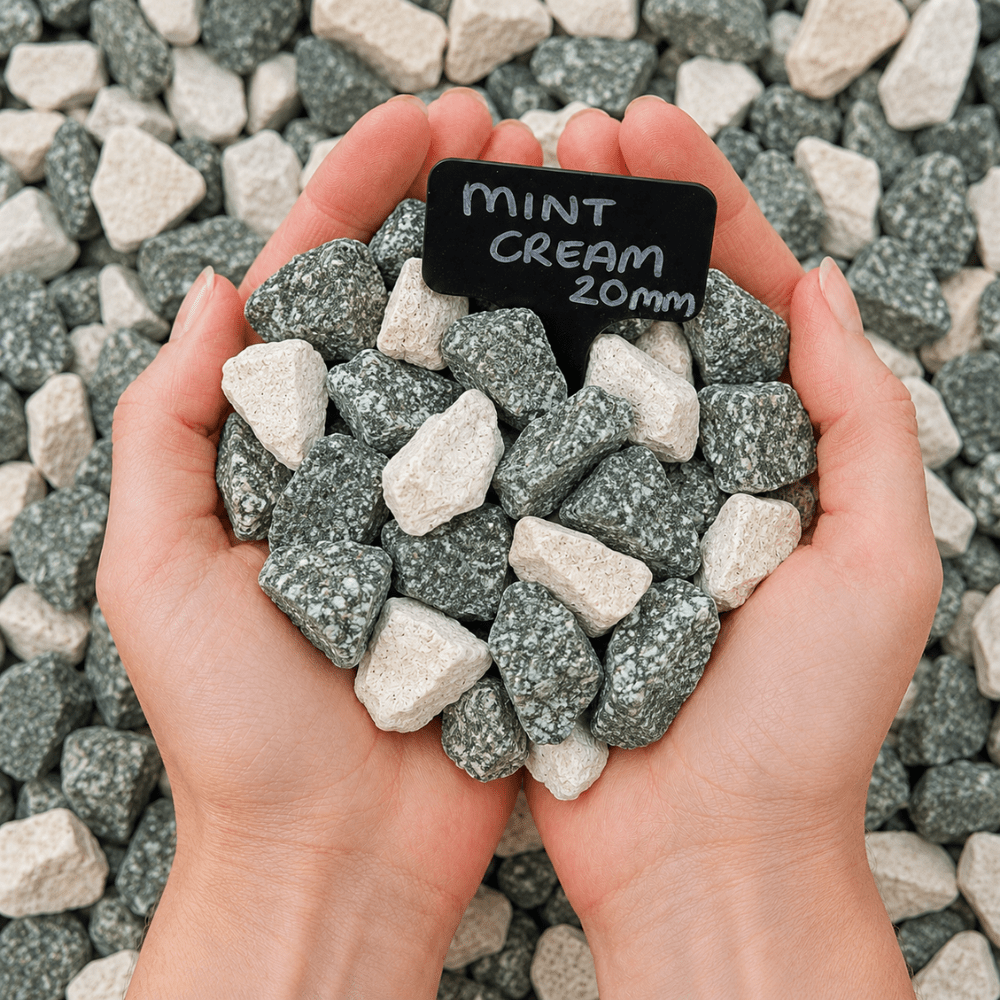 Mint Cream Gravel Chippings Jumbo Bag