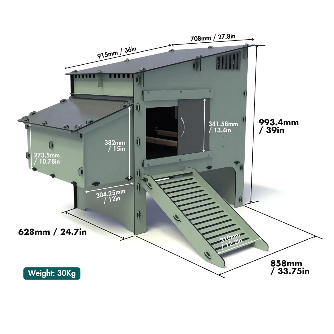 Nestera Aspen 6 Chicken coop for up to 6 Large Birds