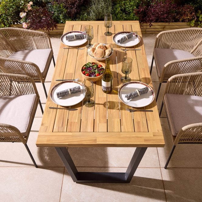 Oslo 4 Seat Dining Set - 160cm Table