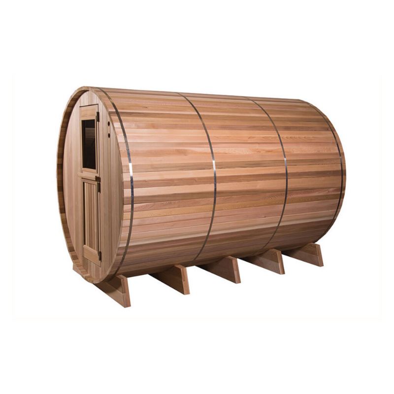Fonteyn Barrel Sauna Rustic Red Cedar