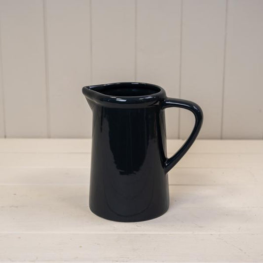 Large Midnight Blue Ceramic Jug  TD10.5cm H18cm B14.5cm