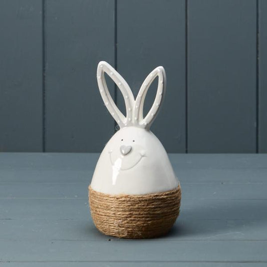 Ceramic Rabbit Egg H17.5 W9 D9