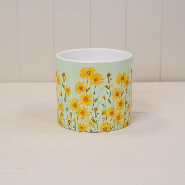 Daisy Field Pot TD13.8cm H12.5cm L13.8cm W13.8cm Weight-138g