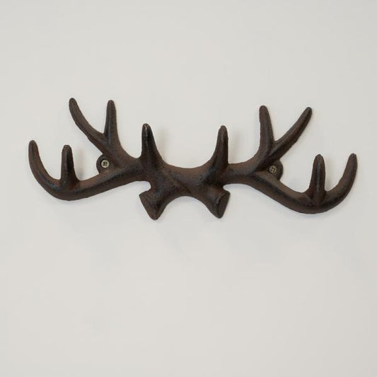 Cast Iron Antler Coat Hook 31.5x3.5x11.5cm