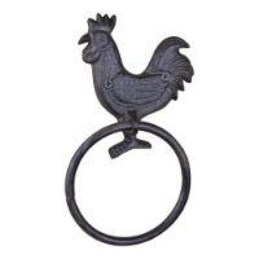 Cast Iron Chicken Towel Ring