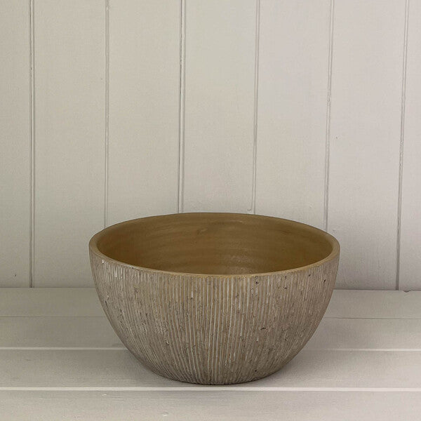 Pebble Stone Bowl TD23cm H10.5cm