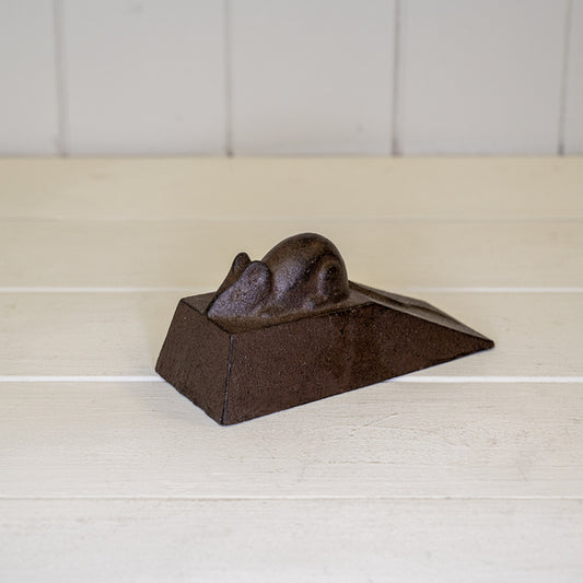 Cast Iron Mouse Doorstop 12.5x5.5x5.5cm