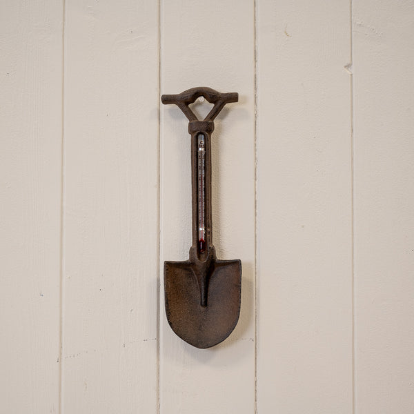Cast Iron Spade Thermometer 6.5x1x23.5cm