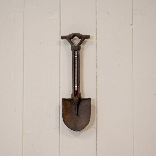 Cast Iron Spade Thermometer 6.5x1x23.5cm