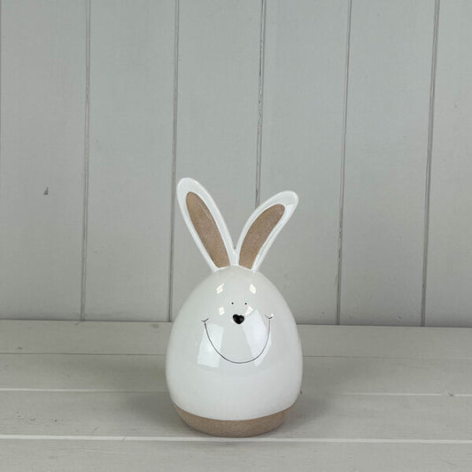 Ceramic White Rabbit H18cm Dia.10cm  Weight-353g