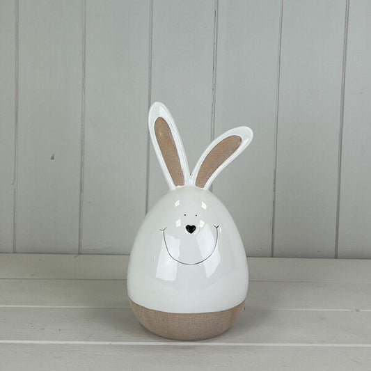Ceramic White Rabbit H22.5cm D12.2cm  Weight-589g