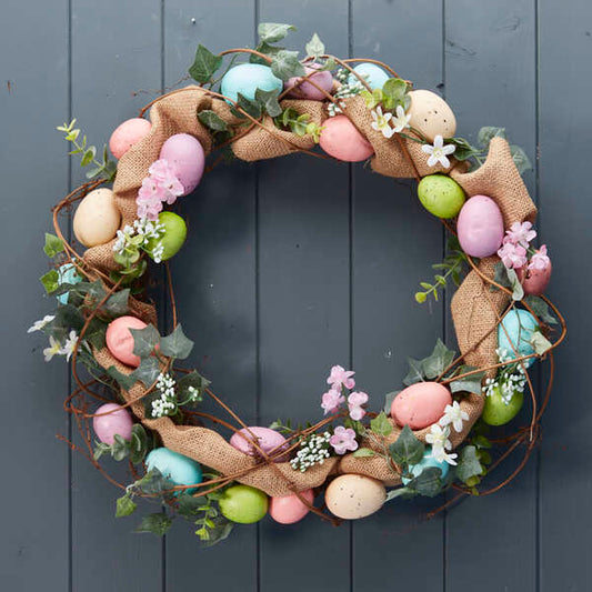 Egg Wreath 44cm W9 D8 Weight-440g