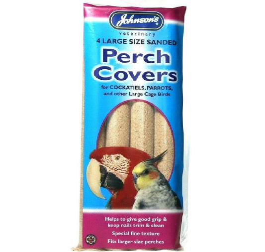 JVP Sanded Perch Covers for Parrots & Cockatiels 4 covers
