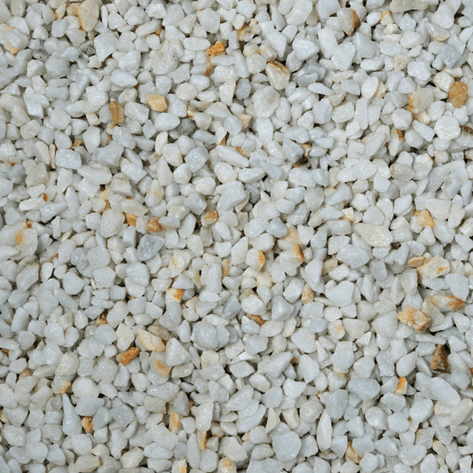 Polar White Marble Chippings Bulk bag