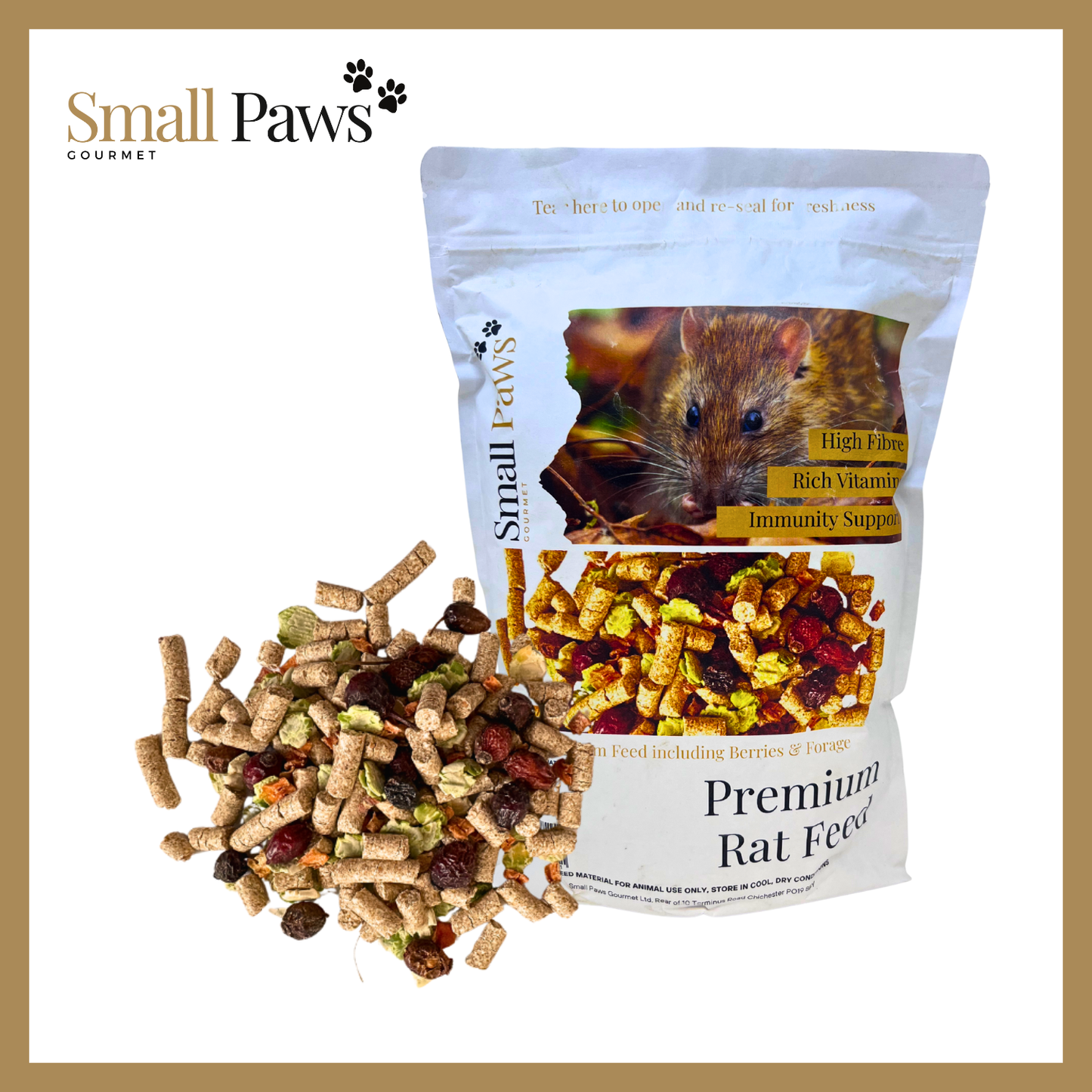 Small Paws Premium Rat Feed