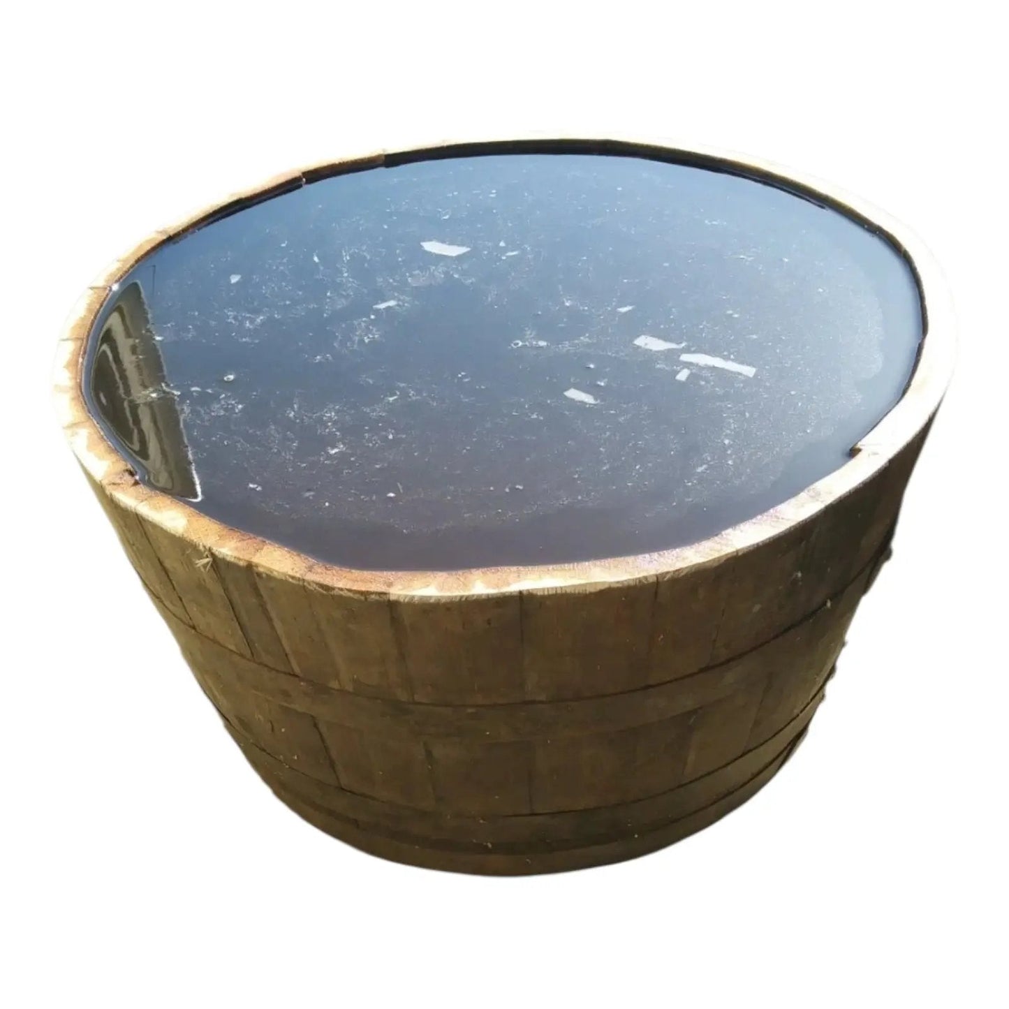 Half Whisky Barrel Planter