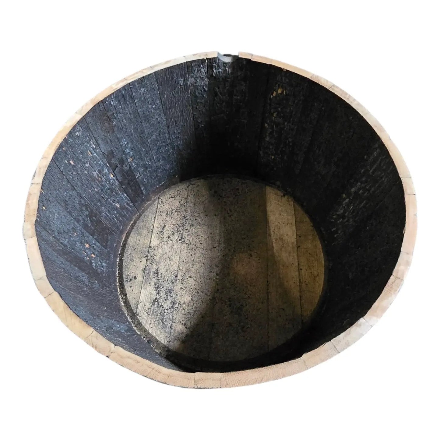 Large Oak Reclaimed Whisky Barrel Planter Pot 50cm Outdoor Garden Decor Patio