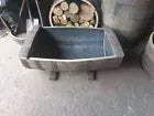 Oak Whiskey Half Barrel Planter Large Rustic Garden Decor Flower Pot