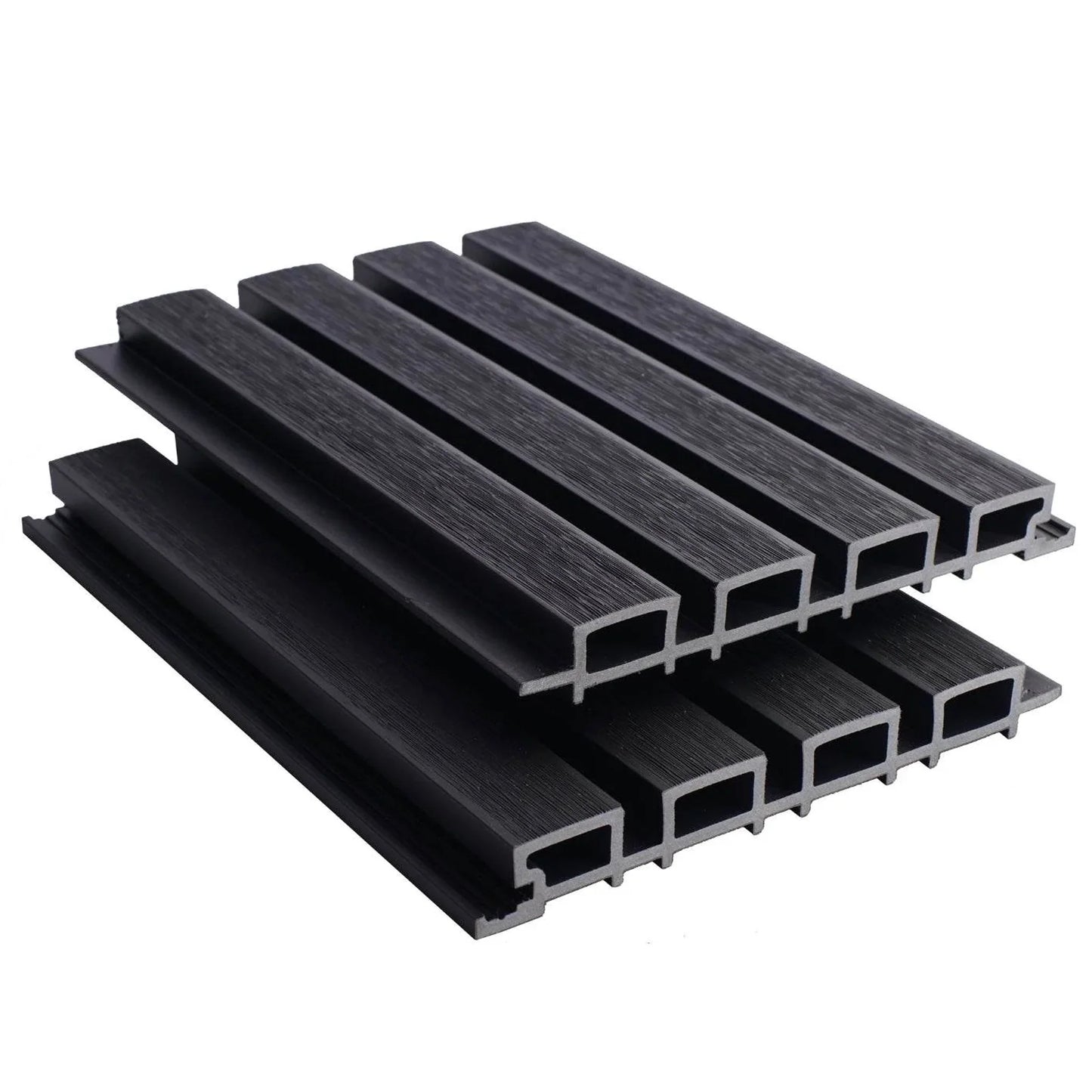 Black Slatted Cladding Series 1