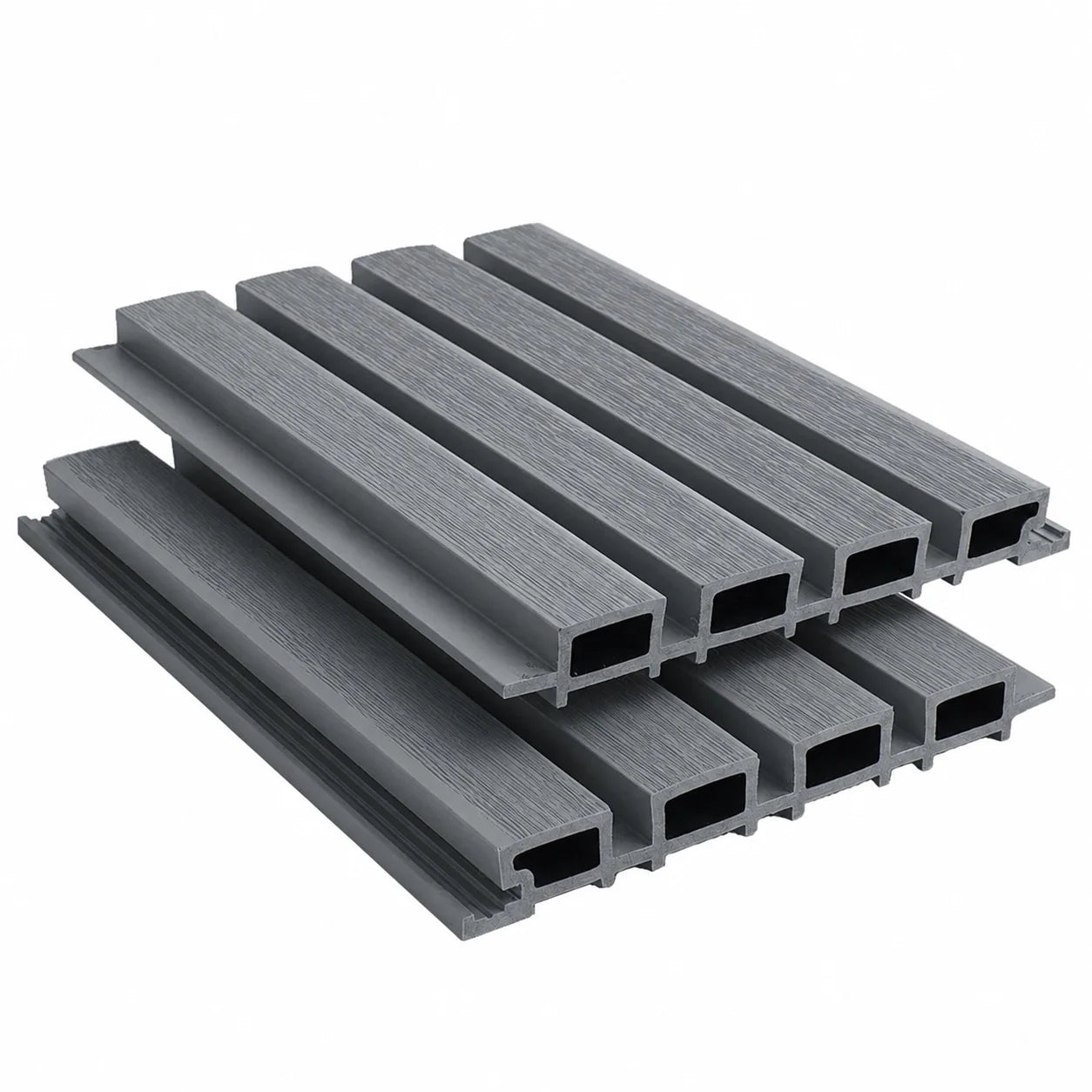 Silver Slatted Cladding Series 1