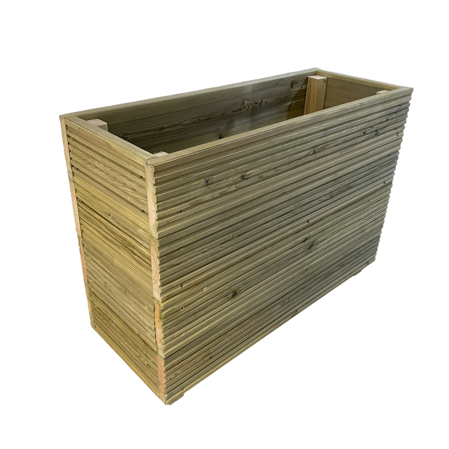 Tall Wooden Decking Planter – 88 × 35 × 63 cm