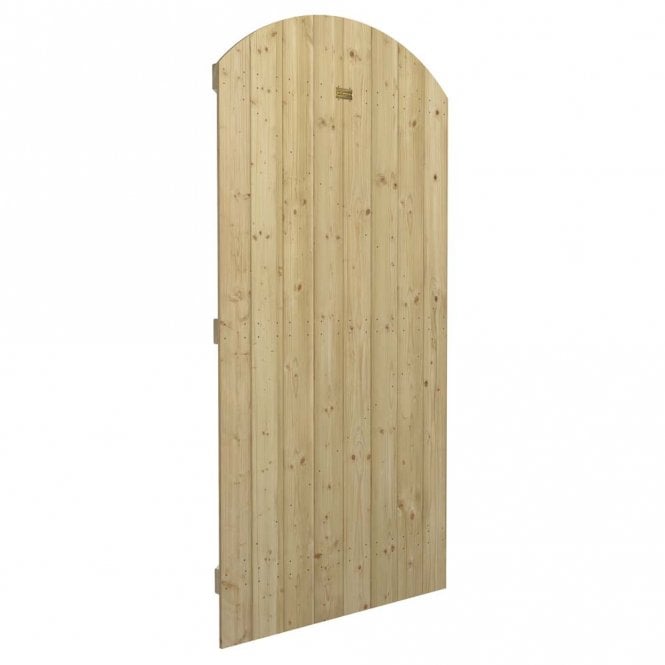 Rowlinson Tongue & Groove Arch Top Wooden Gate