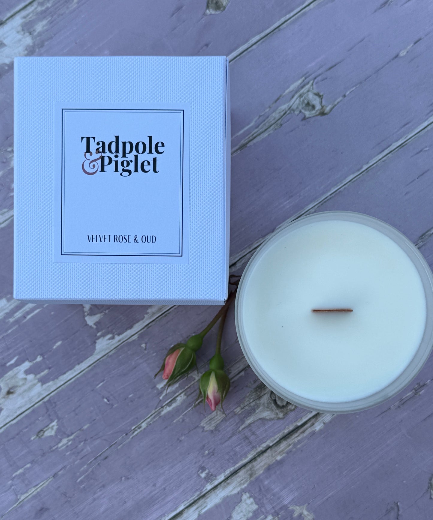 Velvet Rose & Oud Scented Candle