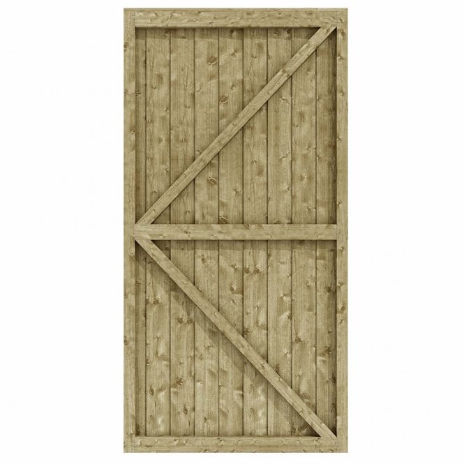 Rowlinson Vertical Board Gate 6' x 3' Pressure Treated