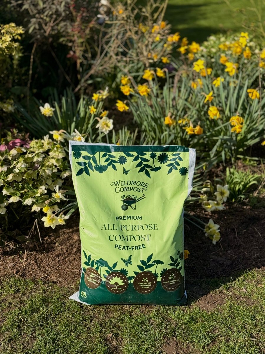 Wildmore Compost Premium Peat Free All-Purpose Compost, UK Made
