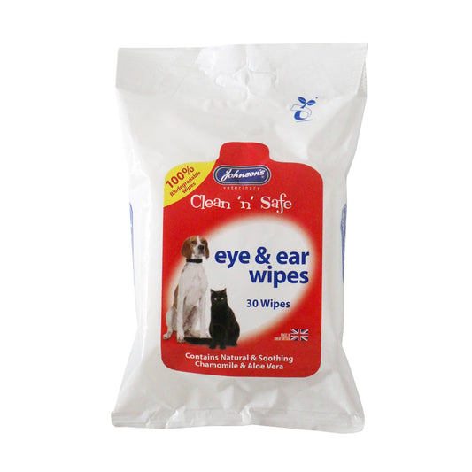 JVP Clean n Safe Eye & Ear Wipes 30 wipes
