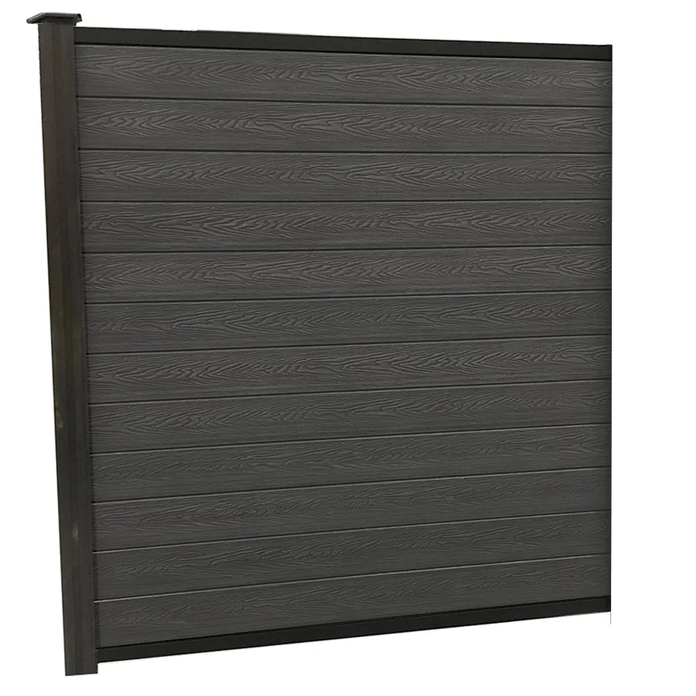 Grey Woodgrain Fencing 6ft Kit