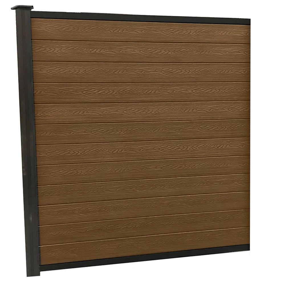 Teak Woodgrain Fencing 6ft Kit