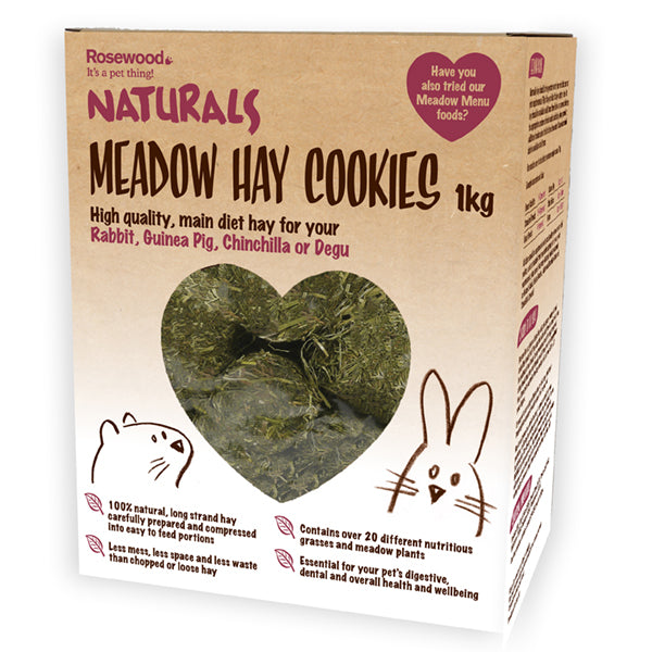 Meadow Hay Cookies 1KG over 20 different nutritious grasses and meadow plants