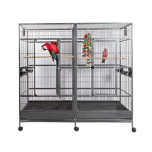 RC NOVA 2 Flight cage suitable for Large Parrots   Dimensions 203 x 101  x 204cm 