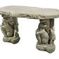 Otter  Stone Bench - 35cm h x 100cm w 103kg