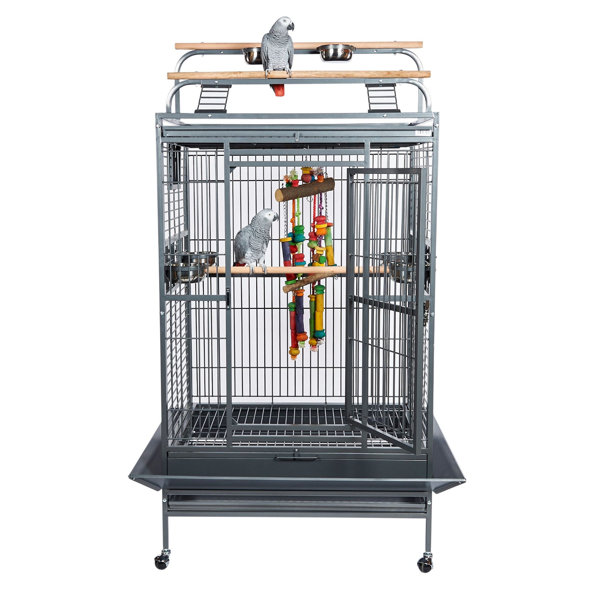 Santos Cage suitable for medium parrots   Dimensions 82 x 71  x 168cm