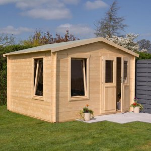 Garden Retreat Log Cabin Kit 2.8mx3.1m 19mm walls