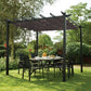 Latina Grey Garden Shade Canopy 3mx3m